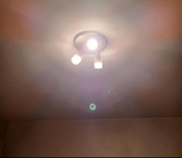 Orb floating down from the ceiling     